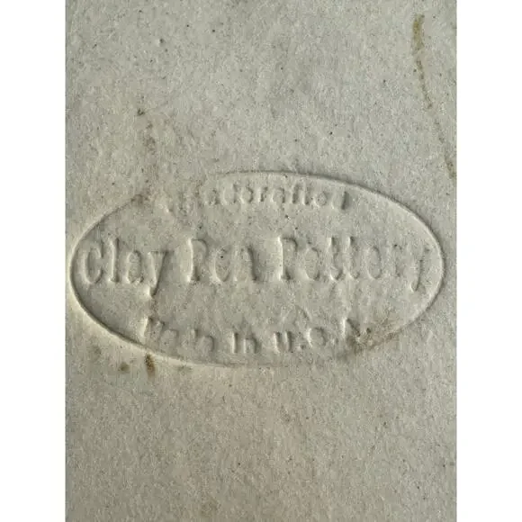 Handcrafted Clay Pen Pottery 9” Casserole Berry Pie Bowl - Picture 9 of 10